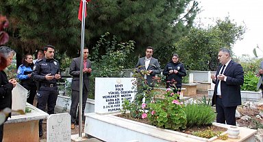 Erdemli'de şehit polisler için Mevlid-i Şerif okutuldu