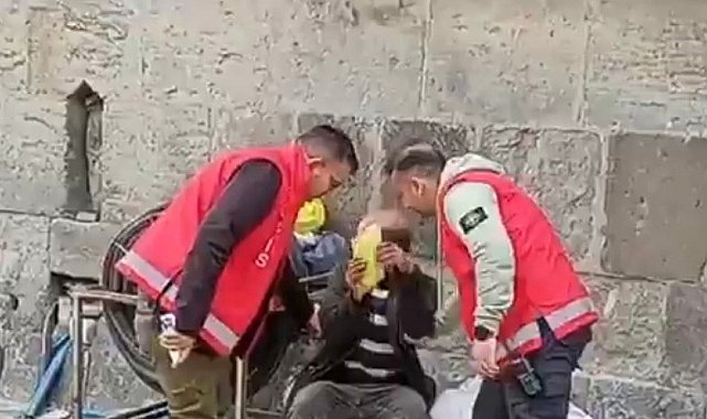 Güven timlerinden dilencilere operasyon