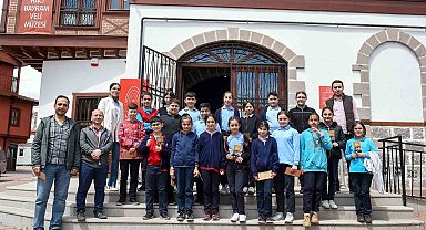 Hacı Bayram Veli Müzesi çocuklarla renklendi