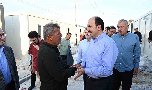 Hatay'a kazandırılan Konya Konteyner Kent'in birinci etabının açılışı yapıldı
