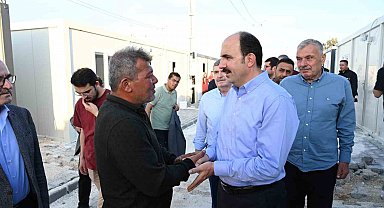 Hatay'a kazandırılan Konya Konteyner Kent'in birinci etabının açılışı yapıldı