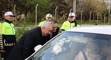 İçişleri Bakan Yardımcısı Ersoy, Çankırı'da trafik denetimine katıldı