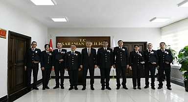 İl Emniyet Müdürlüğünden Vali Akkoyun'a Ziyaret