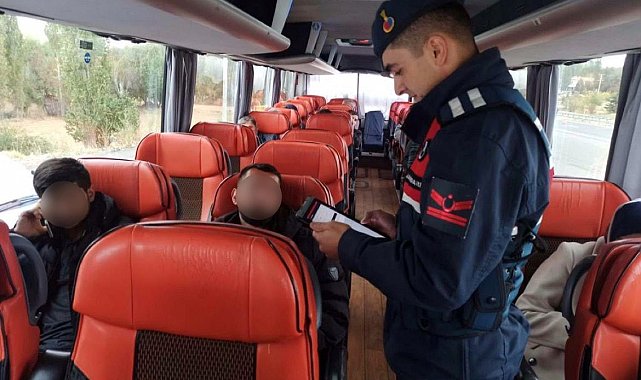 Jandarma ekipleri düzensiz göçle mücadele denetimi gerçekleştirdi