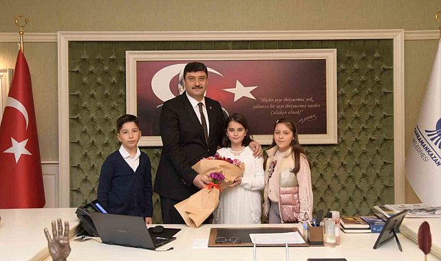 Kahramankazan'ın minik başkanları