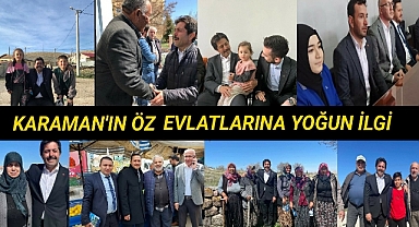 KARAMAN AK PARTİ VEKİL ADAYLARINA YOĞUN İLGİ