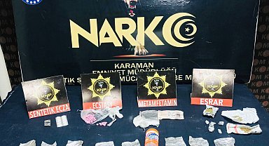Karaman'da uyuşturucu operasyonu: 3 tutuklama