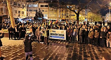 Kayseri'de İsrail Terörü Lanetlendi