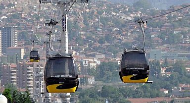 Keçiören'deki teleferiğe 4 günde 6 bin 500 kişi bindi