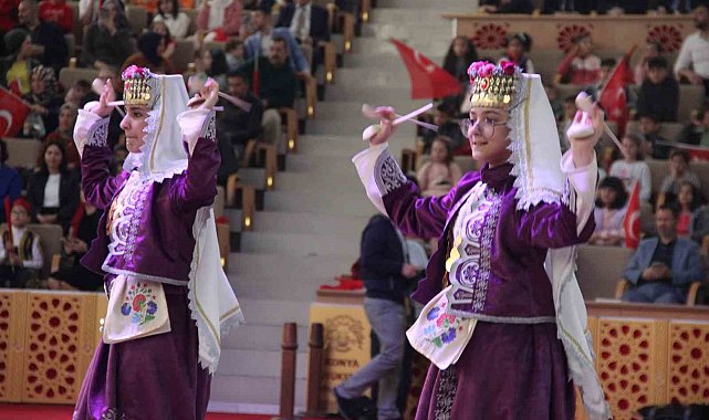 Konya'da 23 Nisan Ulusal Egemenlik ve Çocuk Bayramı coşkusu