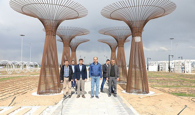 Konya'nın güzelliğine güzellik katacak Karatay Gül Bahçesi'nde sona doğru