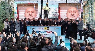 KONYARAY Banliyö Hattı'nın temeli atıldı