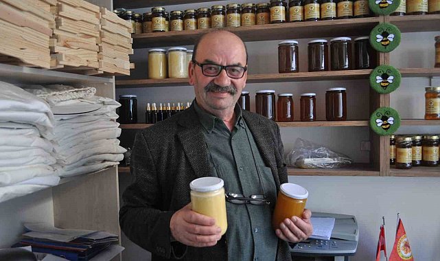 Kristalize olmuş bal kendini korumaya almış baldır