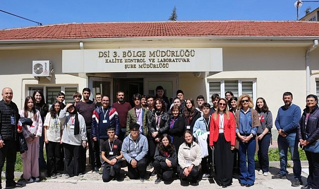 Lise öğrencilerinden 'DSİ 3. Bölge Laboratuvarlarına' teknik gezi