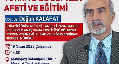 Melikgazi'de deprem seminerleri devam ediyor