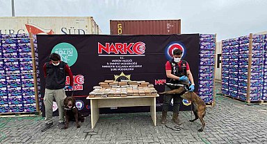 Mersin Limanında 97 kilo 500 gram kokain ele geçirildi