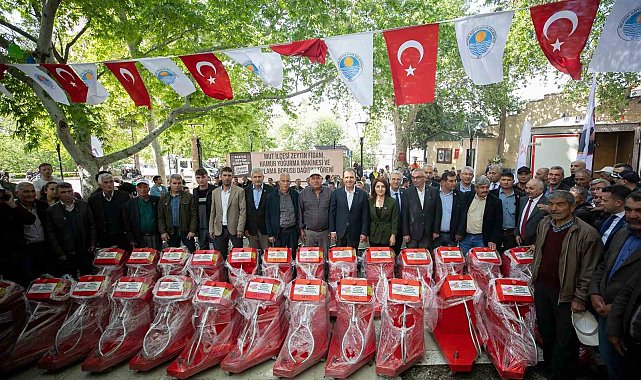 Mersin Mut'ta üreticiye destek, üretime teşvik