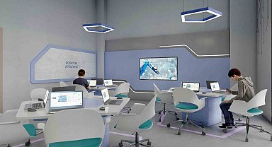 Mersin'de İklim ve Çevre Bilim Merkezi Planetaryum çalışmalarında sona gelindi