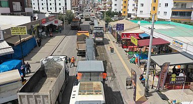 Mersin'de yol ve asfalt çalışmaları sürüyor