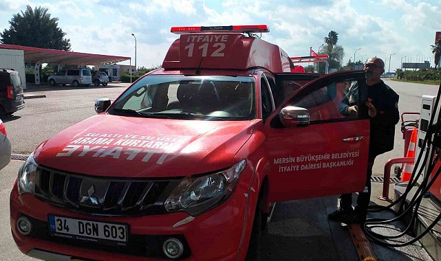 Mersin'den Tunceli'ye arama-kurtarma desteği