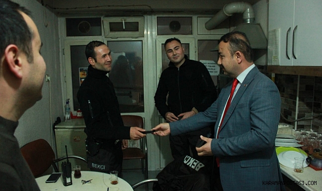 Mesut Soyfidan Polis Noktasını Ziyaret Etti
