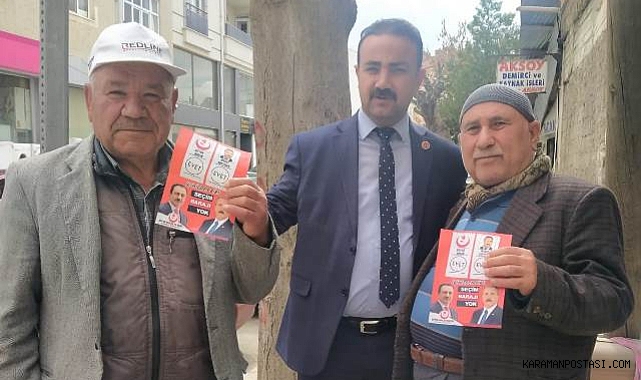 Mesut Soyfidan Seçim çalışmaları hız kesmiyor