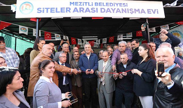 Mezitli Siteler Arası Dayanışma Evi açıldı