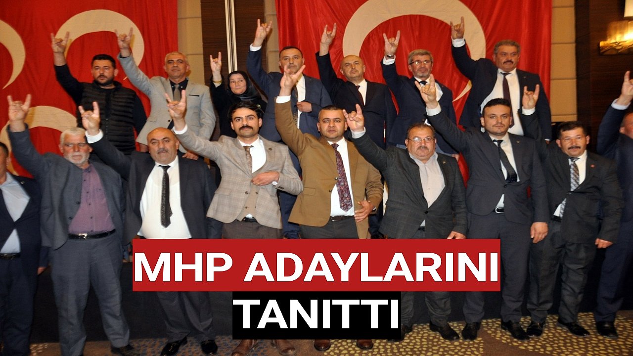 Milliyetçi Hareket Partisi Karaman milletvekili adaylarını tanıttı