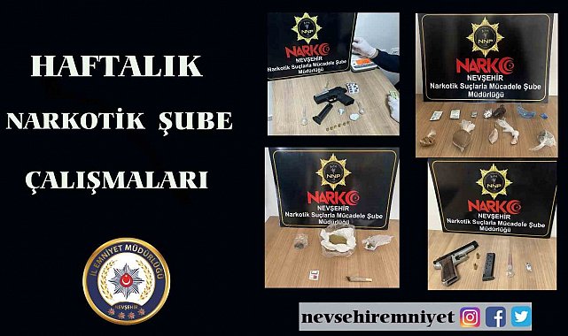 Nevşehir'de narkotik operasyonu; 18 gözaltı