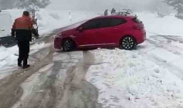 Nisan karı yolda bıraktı