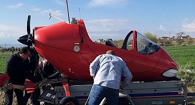 Paramotor, kalkıştan hemen sonra düştü