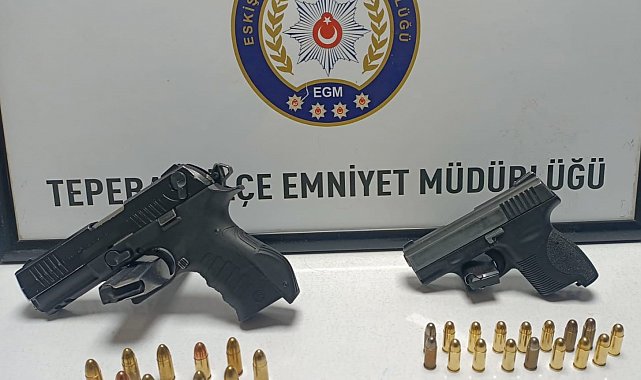 Polis Tepebaşı'nda şüphelilere göz açtırmadı 6 şahsa işlem yaptı
