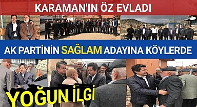 SAĞLAM Aday, Köy Ziyaretlerine Doğup Büyüdüğü MANYAN Köyünden Başladı
