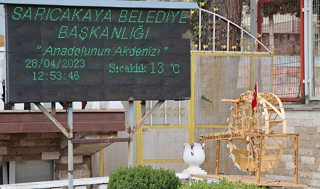 Sarıcakaya'da imrendiren hava