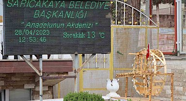 Sarıcakaya'da imrendiren hava