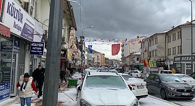 Sivas'ta dolu etkili oldu