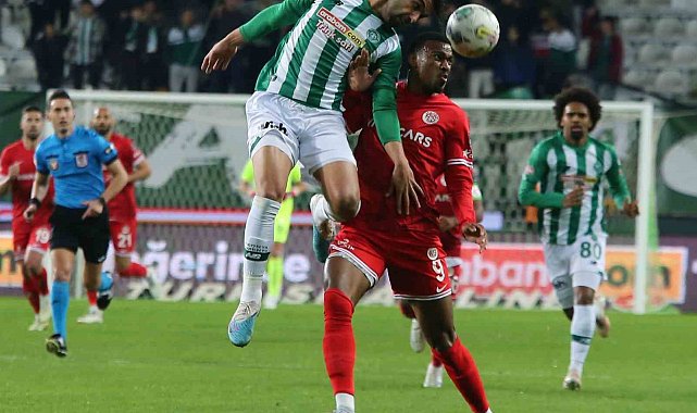 Spor Toto Süper Lig: Konyaspor: 1 - Antalyaspor: 1