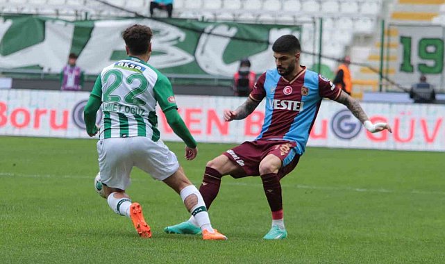 Spor Toto Süper Lig: Konyaspor: 1 - Trabzonspor: 1