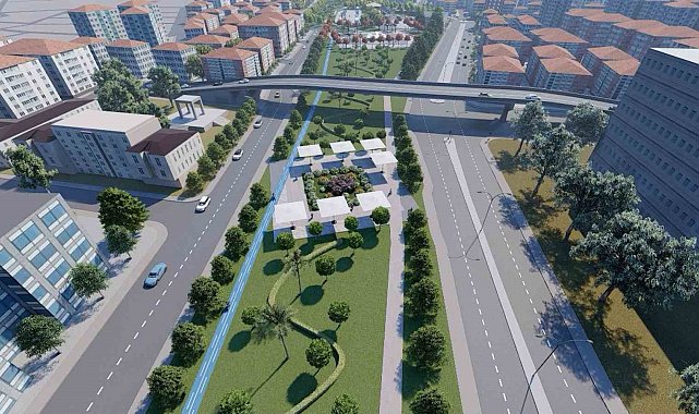 Tarsus'u ikiye bölen tren yolu yer altına iniyor