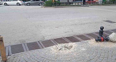 Trafiğe kapalı sokaktaki bu lobotu kim ne için söktü