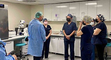 TÜBİTAK Başkanı Prof. Dr. Hasan Mandal'dan ESOGÜ laboratuvarında incelemelerde bulundu