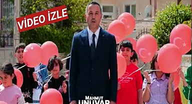Ünüvar, çocuklara mesajını video kliple verdi