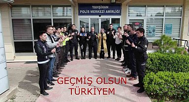 Yahşihan polisi depremzedeleri unutmadı