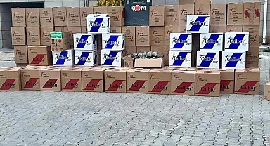 Yozgat'ta 1 milyon 130 bin makaron ele geçirildi