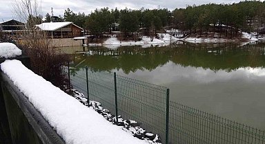 Yozgat'ta Nisan ayında kar etkili oldu