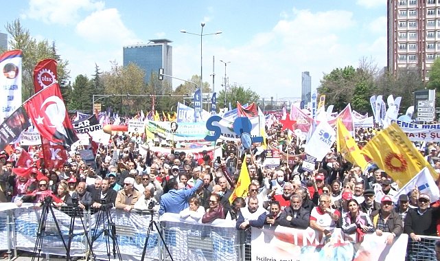 1 Mayıs Ankara'da kutlandı