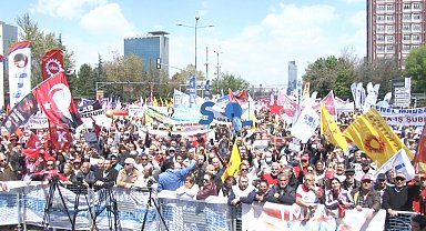 1 Mayıs Ankara'da kutlandı