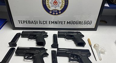 4 adet tabanca ile yakalanan şahıs tutuklandı