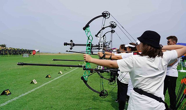 770 sporcu Okullar Arası Okçuluk Türkiye Şampiyonası'nda yarıştı
