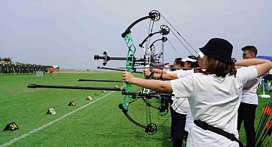 770 sporcu Okullar Arası Okçuluk Türkiye Şampiyonası'nda yarıştı